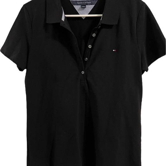 Tommy Hilfiger Women’s Polo Shirt – Black – Size M – NWOT - Picture 1 of 4